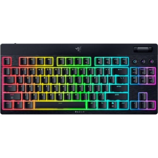 Razer BlackWidow V4 Tenkeyless HyperSpeed Teclado Mecânico RGB Sem Fios Green Switch (US)