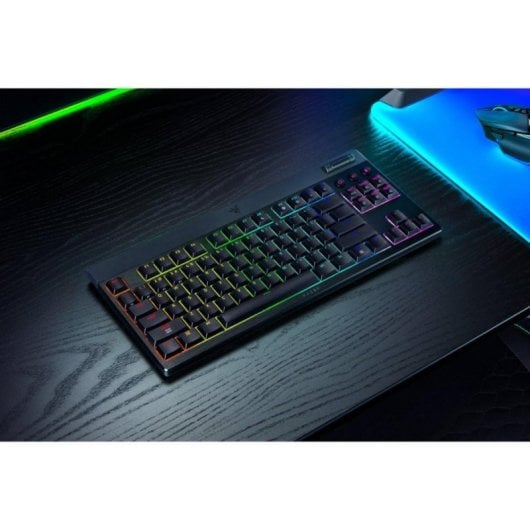 Razer BlackWidow V4 Tenkeyless HyperSpeed Teclado Mecânico RGB Sem Fios Green Switch (US)