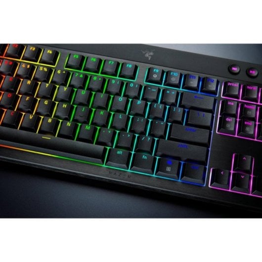 Razer BlackWidow V4 Tenkeyless HyperSpeed Teclado Mecânico RGB Sem Fios Green Switch (US)