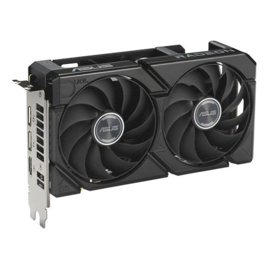 Tarjeta Gráfica ASUS Dual Radeon RX 9060 XT 16GB GDDR6 PCIe 5.0 doble ventilador