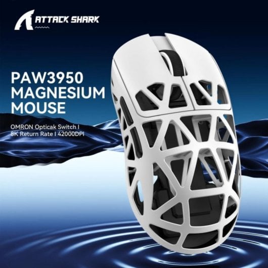 Ratón Gaming R2 Inalámbrico Aleación Magnesio 48 g 8000 Hz Sensor PixArt 3950 42000 DPI
