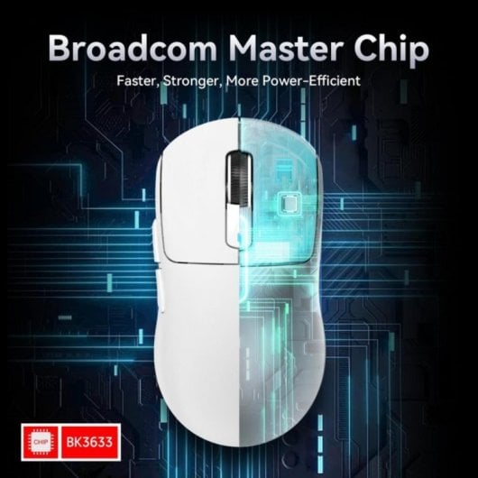 Ratón gaming X3 ultraligero 49 g sensor PixArt 3395 26000 DPI 200 h batería