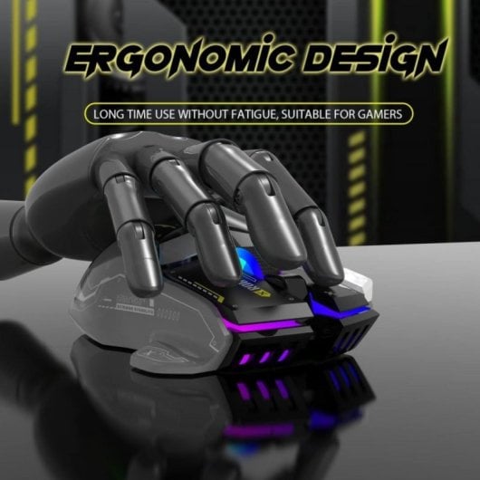 Ratón Gaming G6 10 Botones RGB 3 Modos Conexión Batería 500 mAh Silencioso