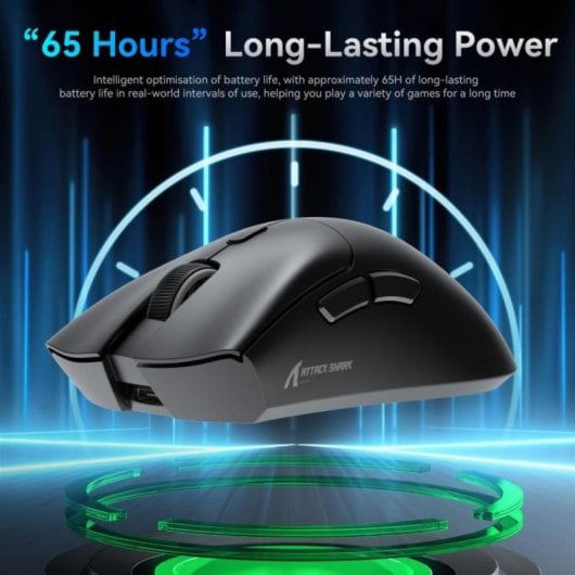 Ratón Gaming R1 Ultraligero 59 g Sensor PixArt 3311 18000 DPI 3 Modos Conexión