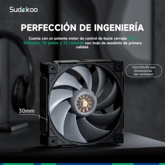 Refrigerazione ad Aria MACH140 Ventola 140mm Alta Pressione Statica Motore FOC Trifase
