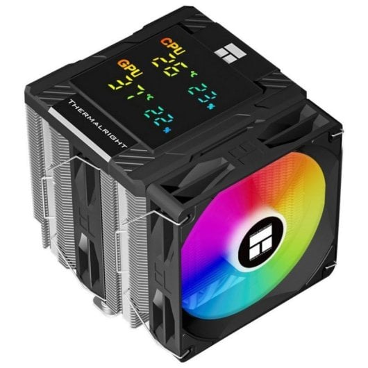 Refrigeracion Aire Thermalright Socket LGA1700 LGA1851 AM5 120mm Peerless Assassin 120 Digital ARGB BLACK Pantalla Digit
