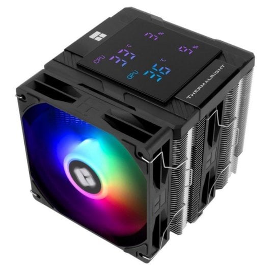 Refrigeracion Aire Thermalright Socket LGA1700 LGA1851 AM5 120mm Peerless Assassin 120 Digital ARGB BLACK Pantalla Digit