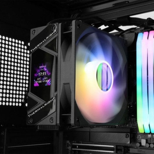 Refrigeración Aire Thermalright Sockets AM4 AM5 LGA1200 LGA1700 120mm Assassin X 120 R Digital ARGB BLACK Iluminación AR