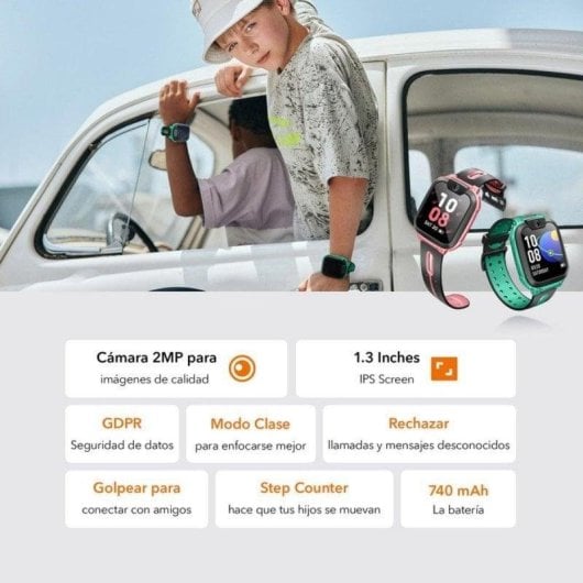 Smartwatch Imoo Z1 4G GPS Wi-Fi Llamadas de vídeo HD IPX8 cámara 2 MP