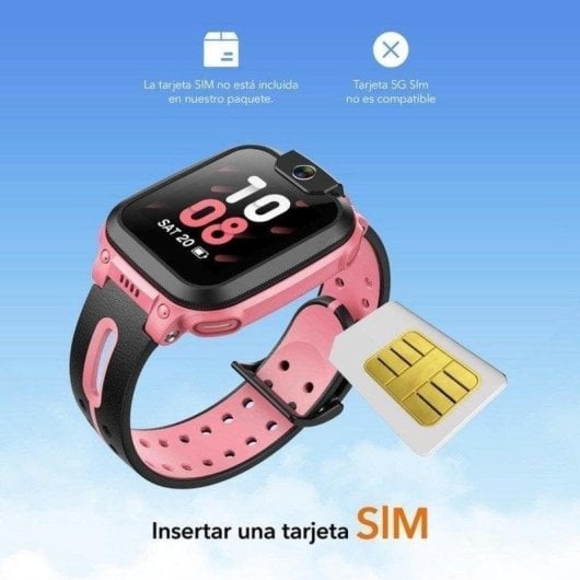 Smartwatch Imoo Z1 4G GPS Wi-Fi Llamadas de vídeo HD IPX8 cámara 2 MP