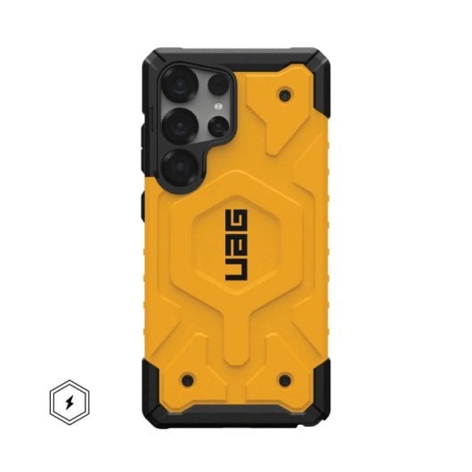 Funda UAG Pathfinder Samsung Galaxy S25 Ultra TPU Protección MagSafe Amarillo