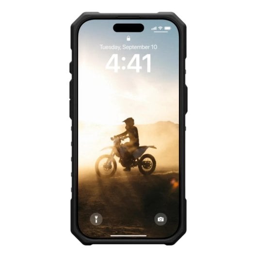 Capa UAG Urban Armor Gear Pathfinder Clear iPhone 16 Pro MagSafe TPU Preta e Transparente