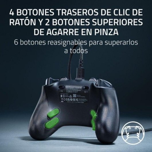 Comando Razer Wolverine V3 Tournament Edition HyperPolling 8K Hz PC