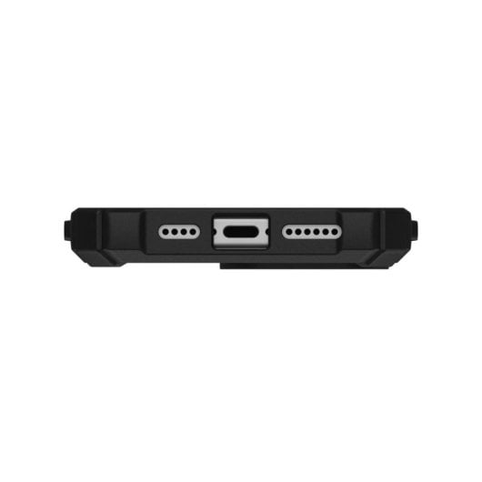Capa Urban Armor Gear Plasma XTE para iPhone 16 Pro Max TPU MagSafe Suporte Preto Laranja 6.9"