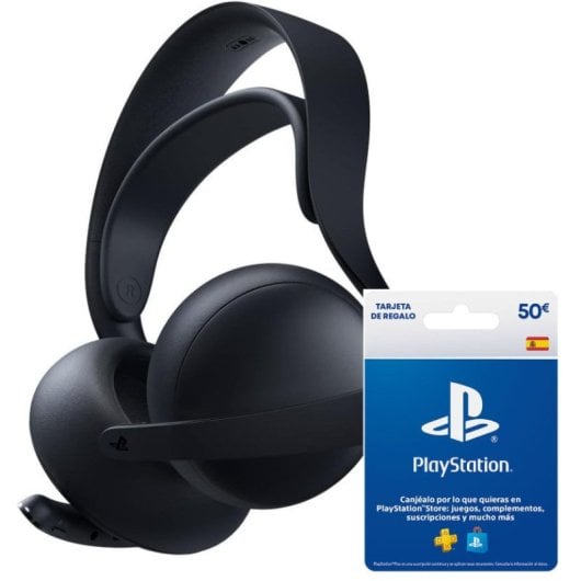 Sony PULSE Elite Auriculares Inalámbricos para PS5 Midnight Black + Tarjeta PSN 50 €