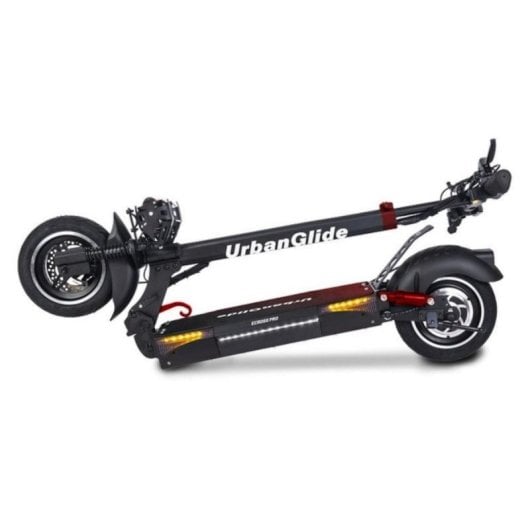 Trottinette électrique UrbanGlide 25 km/h 50 km autonomie 800W avec LED et suspensions tout-terrain