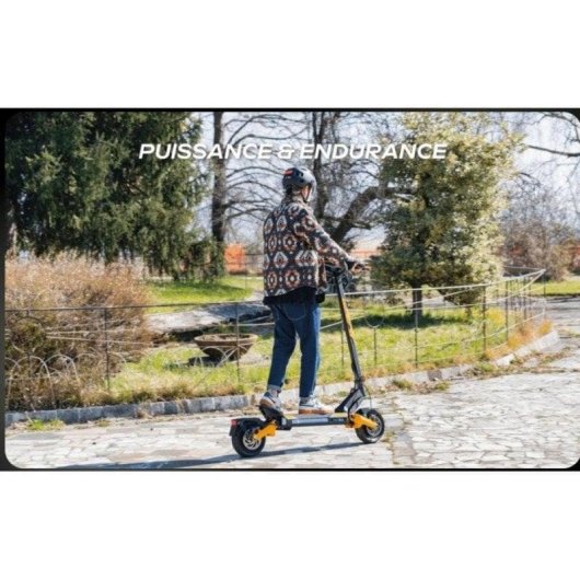 Monopattino elettrico UrbanGlide 1000GT 2000W Autonomia 100km Sospensioni doppie LED Nero Giallo
