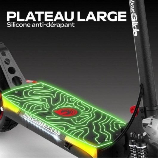 Monopattino elettrico UrbanGlide 1600W Autonomia 50km Sospensioni doppie Ruote 10" LED