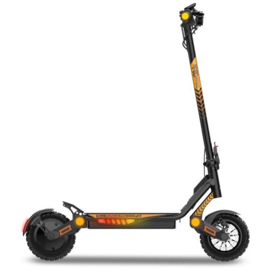Trottinette électrique AR5Pro 25 km/h 40 km autonomie 800W avec suspensions et LED XXL