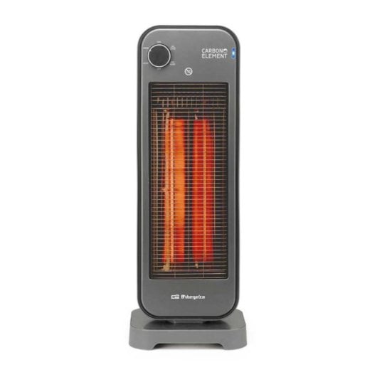 Chauffage carbone 900W Oscillant Double puissance Sécurité Compact Poignée intégrée