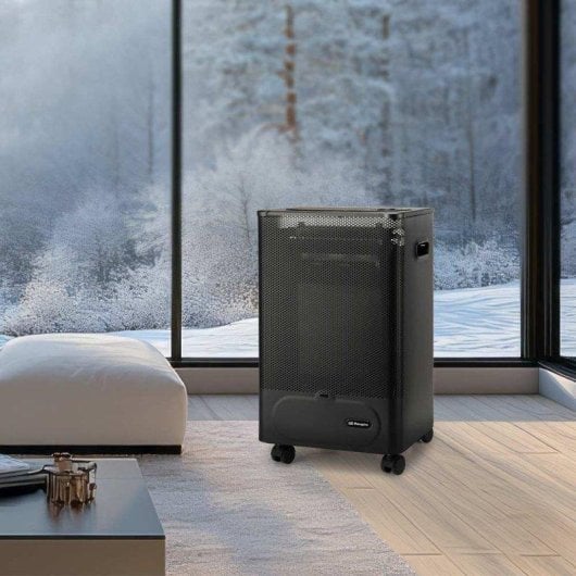 Orbegozo HBF 50 Stufa a Gas Fiamma Blu 2000W Classe B Nera