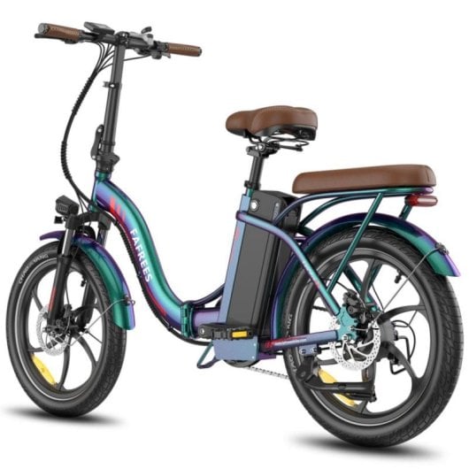 Bicicleta Elétrica Fafrees F20+ Pro 100 km autonomia 22,5 Ah 250 W dobrável LCD