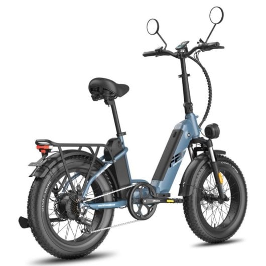 Bicicleta Elétrica Fafrees FF20 Polar Dobrável 500 W 48 V dupla bateria 20x4.0 CHAOYANG LCD