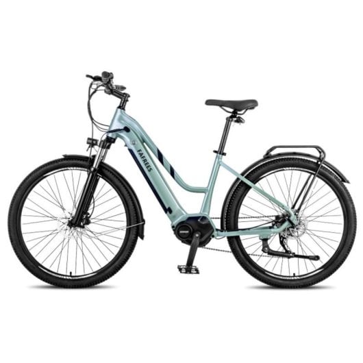 Bicicleta Elétrica urbana FAFREES FM8 motor central 36V 250W bateria integrada 14,5Ah LCD 9 velocidades