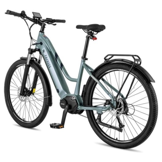Bicicleta Elétrica urbana FAFREES FM8 motor central 36V 250W bateria integrada 14,5Ah LCD 9 velocidades