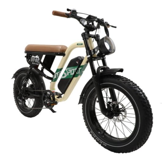 Vélo électrique W66 Suspension Intégrale 48 V 13,5 Ah Pneus larges 20x4 LCD Bluetooth
