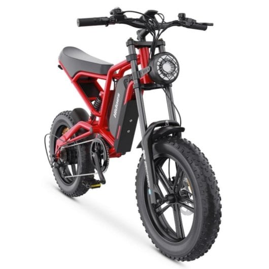 Bicicleta eléctrica Fatbike Motor 1200W Llantas 20x4 Suspensión LED Todo Terreno
