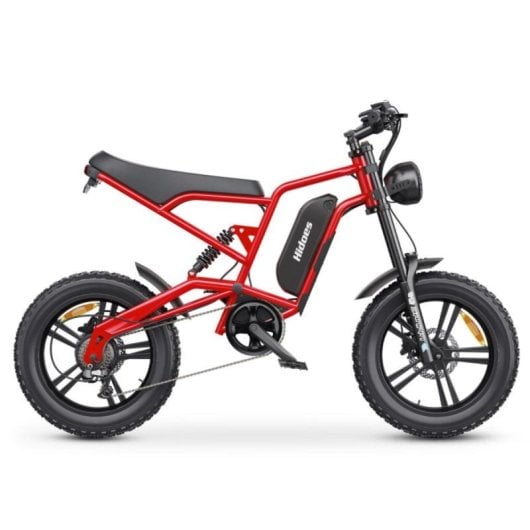 Bicicleta eléctrica Fatbike Motor 1200W Llantas 20x4 Suspensión LED Todo Terreno