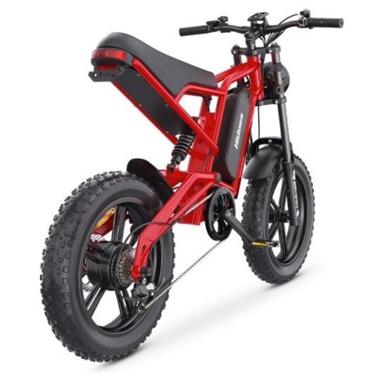 Bicicleta eléctrica Fatbike Motor 1200W Llantas 20x4 Suspensión LED Todo Terreno
