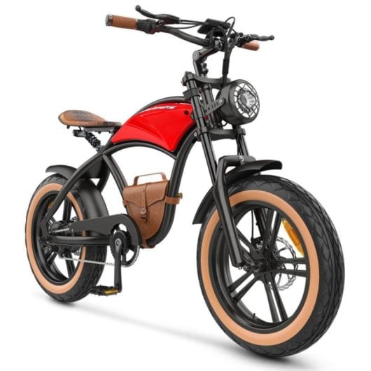 Bicicleta eléctrica Hidoes B10 motor 1000W frenos doble disco fat tyre mochila central