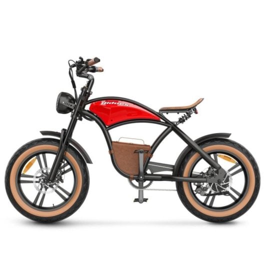 Bicicleta eléctrica Hidoes B10 motor 1000W frenos doble disco fat tyre mochila central