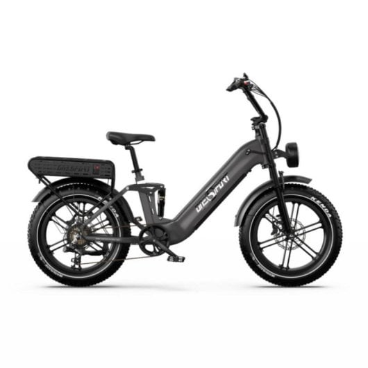 Bicicletta elettrica OT08Pro doppia sospensione 500W batteria doppia gomme 20 x 4.0 Shimano 7v