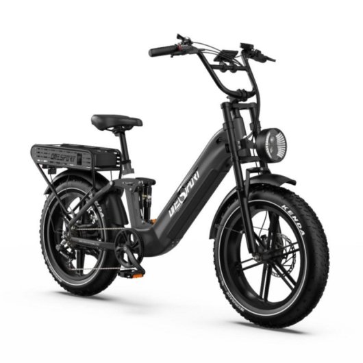 Bicicletta elettrica OT08Pro doppia sospensione 500W batteria doppia gomme 20 x 4.0 Shimano 7v