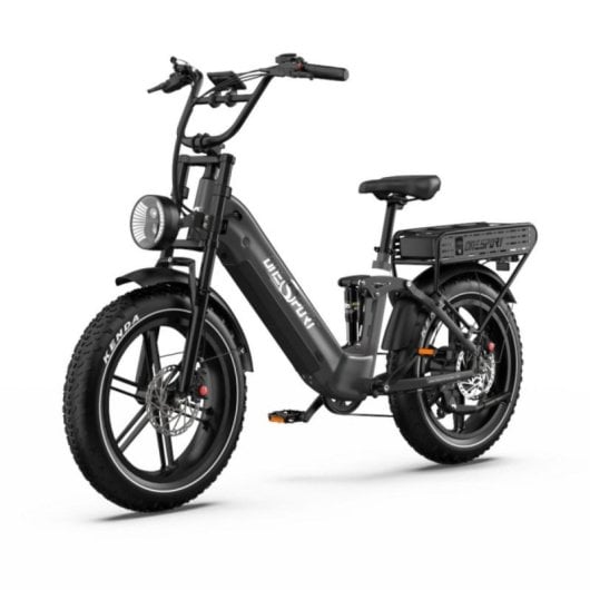 Bicicletta elettrica OT08Pro doppia sospensione 500W batteria doppia gomme 20 x 4.0 Shimano 7v