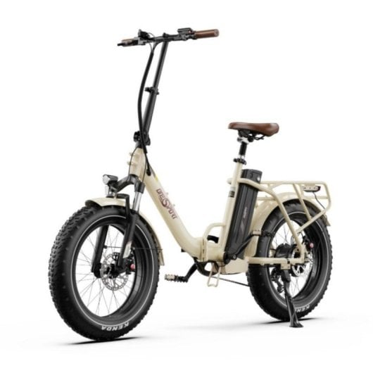 Bicicleta elétrica OT16 Max 500 W 48 V 18 Ah pneus 20 x 4.0 travões disco hidráulicos