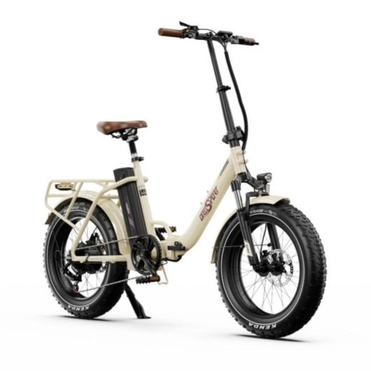 Bicicleta elétrica OT16 Max 500 W 48 V 18 Ah pneus 20 x 4.0 travões disco hidráulicos