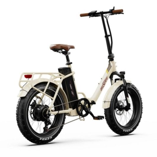 Bicicleta elétrica OT16 Max 500 W 48 V 18 Ah pneus 20 x 4.0 travões disco hidráulicos