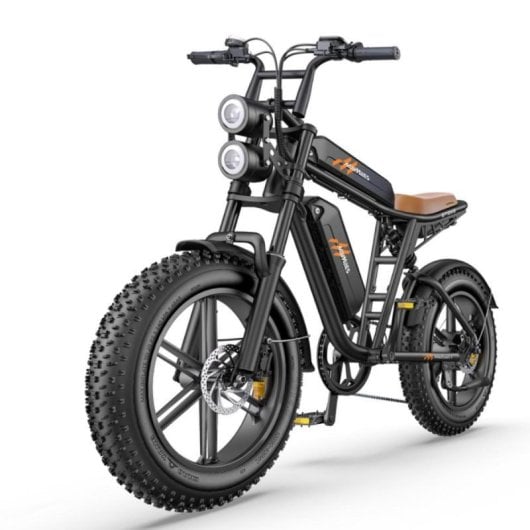 Bicicleta eléctrica HillMiles MileZoom 1 motor 75 Nm doble suspensión neumáticos 20x4.0
