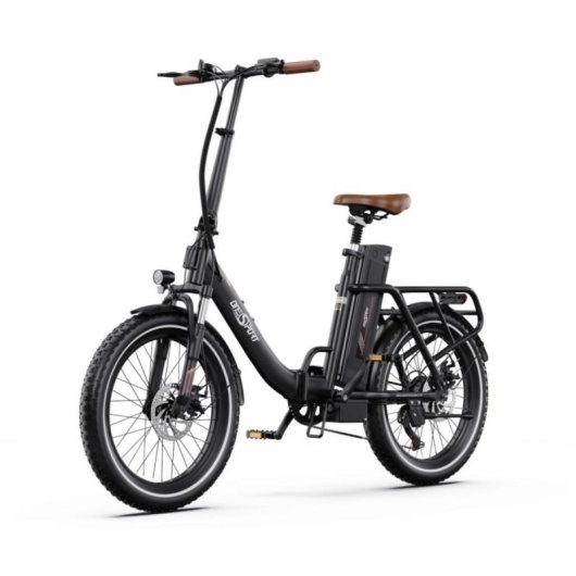 Bicicletta elettrica ONESPORT OT16-2 250W, batteria 48V 17Ah, ruote 20x3.0, pieghevole, Shimano 7 velocità
