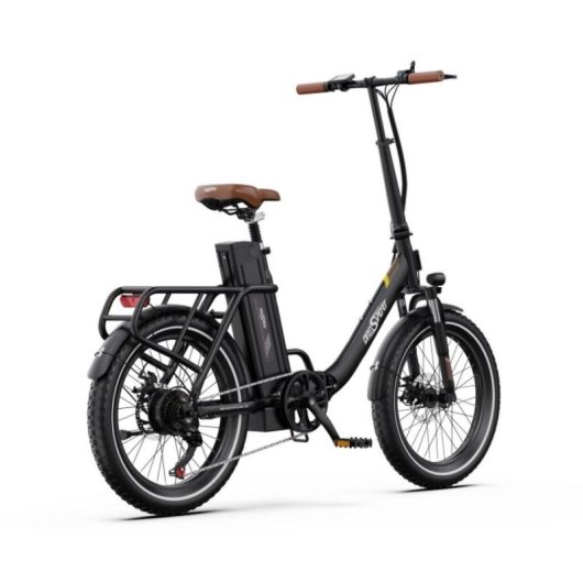 Bicicletta elettrica ONESPORT OT16-2 250W, batteria 48V 17Ah, ruote 20x3.0, pieghevole, Shimano 7 velocità