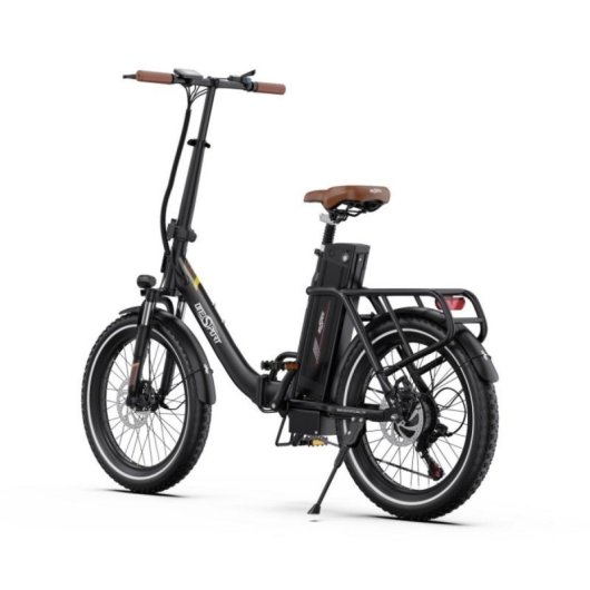 Bicicletta elettrica ONESPORT OT16-2 250W, batteria 48V 17Ah, ruote 20x3.0, pieghevole, Shimano 7 velocità