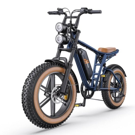 Bicicletta elettrica HillMiles MileZoom 1 250 W 75 Nm doppia sospensione pneumatici 20x4" retro