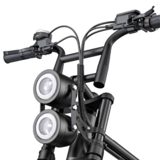 Bicicletta elettrica HillMiles MileZoom 1 250 W 75 Nm doppia sospensione pneumatici 20x4" retro