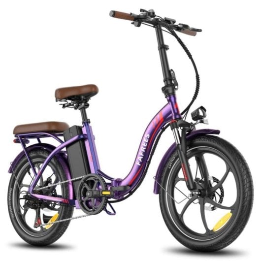 Bicicleta eléctrica F20+ Pro batería 22,5 Ah motor 250 W plegable chasis aluminio camaleón
