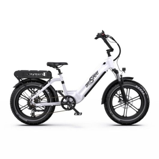 Bicicleta Elétrica OT08 Motor 500W Bateria 48V 18Ah Suspensão Dupla Pneus 20 x 4.0 Polegadas Travões Hidráulicos