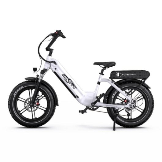 Bicicleta Elétrica OT08 Motor 500W Bateria 48V 18Ah Suspensão Dupla Pneus 20 x 4.0 Polegadas Travões Hidráulicos